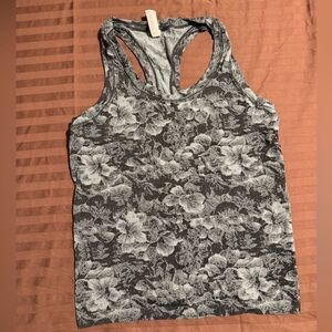 Athleta Teal and Black Textured Tank